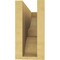 Ekena Millwork 4"W x 12"D x 8"H Classic Ridgewood Rough Cedar Woodgrain TimberThane Corbel, Primed Tan CORUR04X12X08RIDRCPR - alternate 2